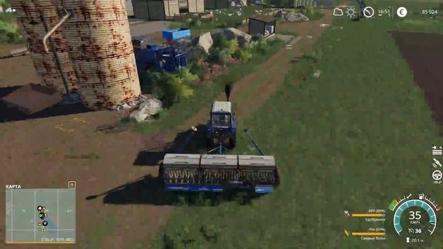 Закончил обустройства территории 🚜 Ничейная земля 🚜FS 19 прохождение ч23 🚜 ФС19 смотреть онлайн