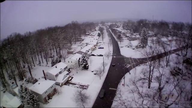 Potensic D58 GPS Drone Flight in SNOW! смотреть онлайн