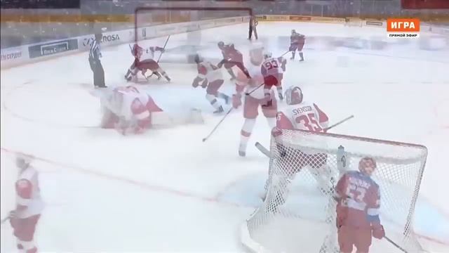 Россия — ХК «Спартак» - 2:1 ОТ. Гол Алексея Марченко смотреть онлайн