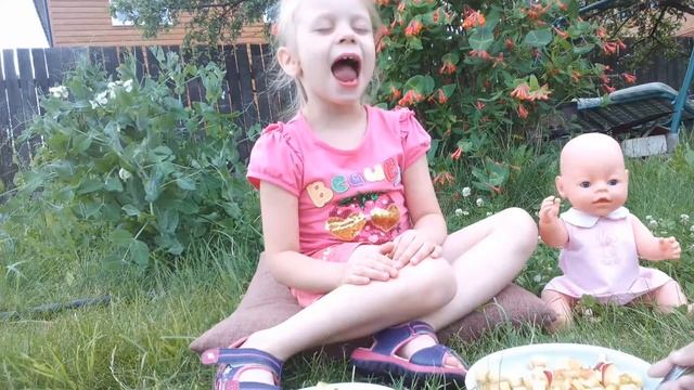 ✽ ПИКНИК на Природе с Машей и Беби Борн Развлечения для Детей Entertainment in the Nature смотреть онлайн