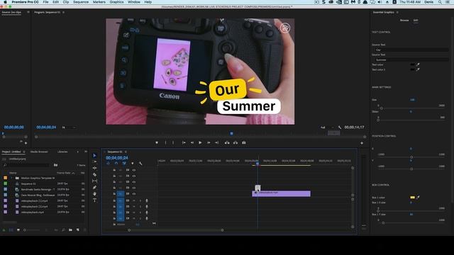 How to use Essential Stickers Library template - Premiere Pro Tutorial смотреть онлайн