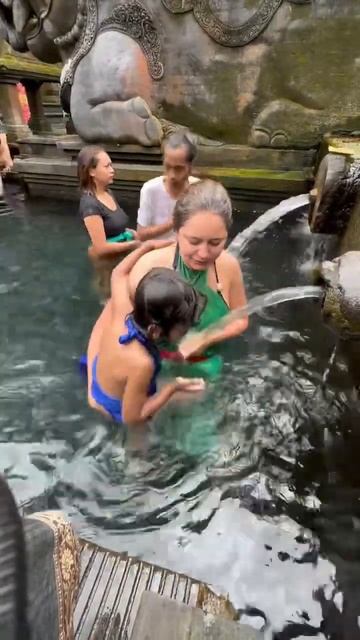 Blessing Water Temple Tirta Empul Temple Bali
