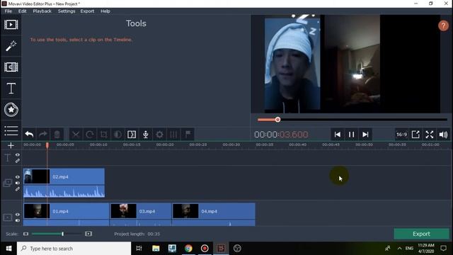 Split Screen Effect , Multiple video tracks | Movavi Video Editor Plus смотреть онлайн