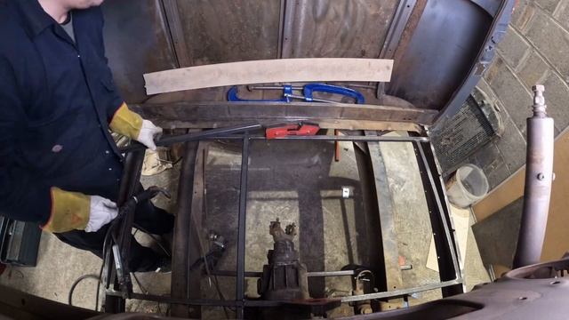 Installing under floor structure for seats in a 51 GMC part 20 смотреть онлайн