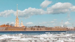 Питер, солнце... Ледоход.
