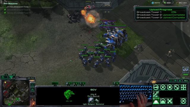 Attempting to beat Starcraft 2: Wings of Liberty on Hard PLUS - Part 5 смотреть онлайн
