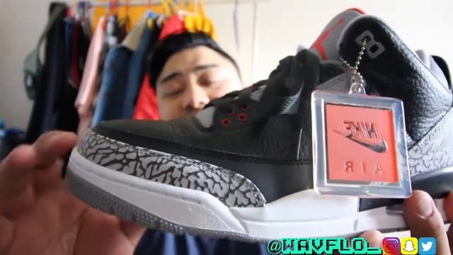 JORDAN 3 BLACK CEMENT смотреть онлайн