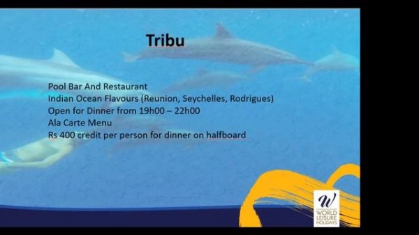 Training: Veranda Tamarin Mauritius