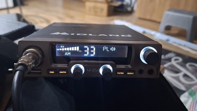 CB radio Midland M-20 rozmowy lokalne 6.10.2023 Żagań (test przed montażem anteny) смотреть онлайн