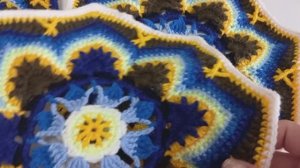 ВЯЖУ ПЛЕД "ПЕРСИДСКАЯ ПЛИТКА"💥🧶НЕ МОГУ ОТОРВАТЬСЯ! 7.03.2025.