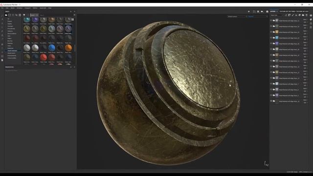 METAL SMART MATERIALS WITH EDGE WEAR. Texturing in Substance Painter смотреть онлайн