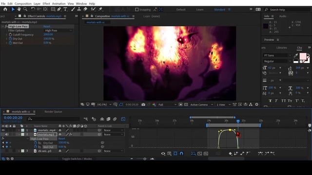 Audio Effects - Highpass, Lowpass, Sound Effects (SFX) - in After Effects | AMV Tutorial #1 смотреть онлайн