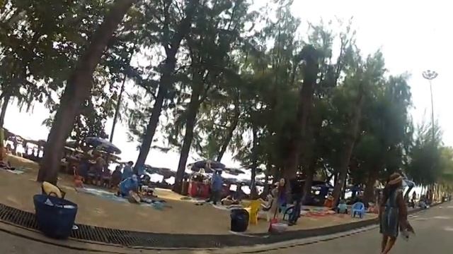 Пляж и набережная около Pattaya Park Beach Resort 3*. GoPro.