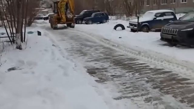 2021 12 17 Ласьвинская 70 механизированная уборка