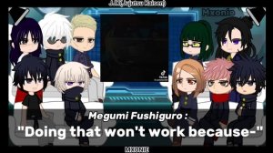 JJK react to Megumi and Toji Fushiguro || Jujutsu Kaisen (part 1) || gacha club || Mxonie