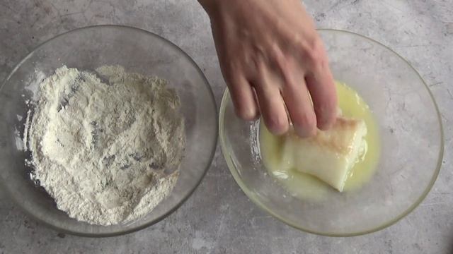 Треска с лимоном в муке. Быстро, просто, очень вкусно! смотреть онлайн