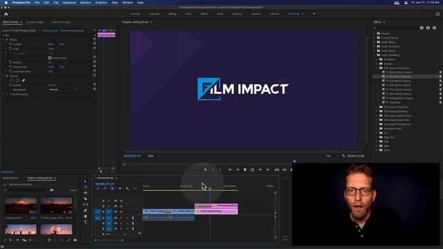 Getting started with Film Impact Premium Transitions смотреть онлайн