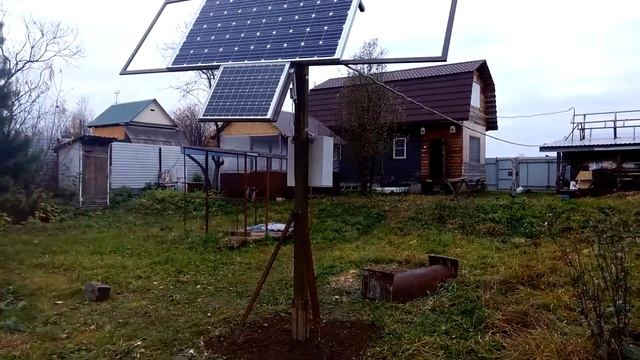 Запуск двух осевого солнечного трекера смотреть онлайн