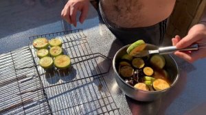 РЫБА ГРИЛЬ. ОВОЩИ ГРИЛЬ. БАРБЕКЮ С СЕМЬЕЙ.