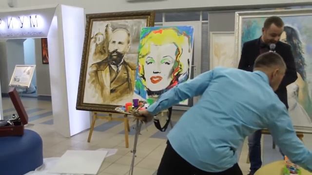 Картина Мерлин Монро. Художник Дмитрий Лукин смотреть онлайн