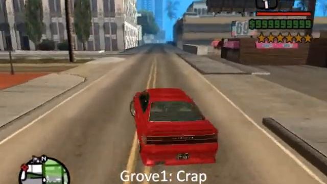 GTA SA cop chase смотреть онлайн