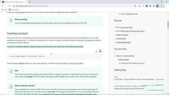 Devops Cultivation Developer | Devops Project | 2 Creating A Django App смотреть онлайн