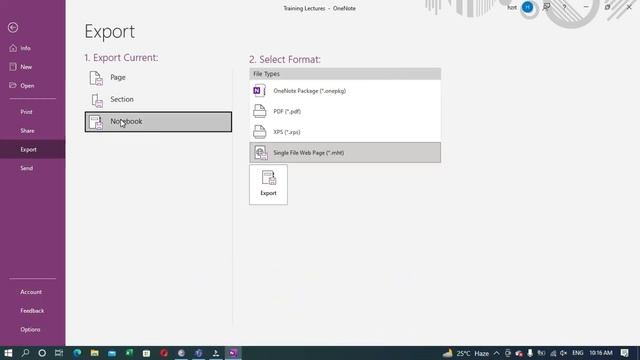 How to Convert OneNote Notes to PDF file on Windows PC | Export Full Notes from OneNote as a PDF смотреть онлайн
