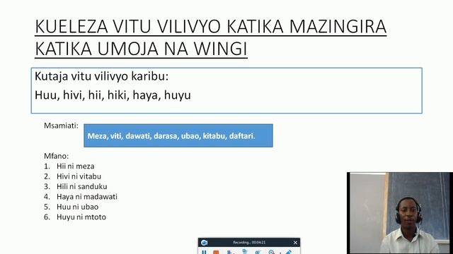 Kiswahili Darasa la Tatu: Kueleza Vitu Vilivyo Katika Mazingira Kwa Umoja na Wingi - Somo la Kwanza смотреть онлайн