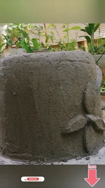 Amazing Art and Creative crafts |Unique Flower Potted Made from Cement and San #Shorts Ep 5 смотреть онлайн