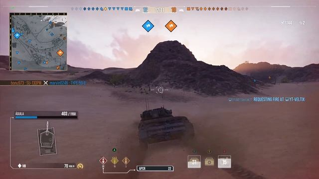 World of Tanks Console Águila HWK 30 4 Kills смотреть онлайн