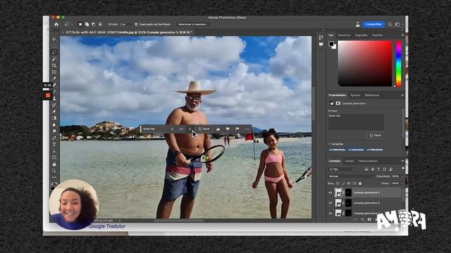 DiárioDeBordo#04 - Conhecendo IA do Photoshop Beta / Preenchimento Generativo смотреть онлайн