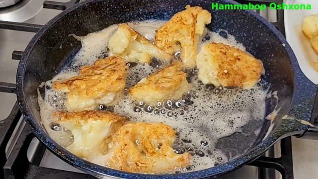 CAULIFLOWER IN BATHER WITH VEGETABLES | DELICIOUS AND QUICK SALAD