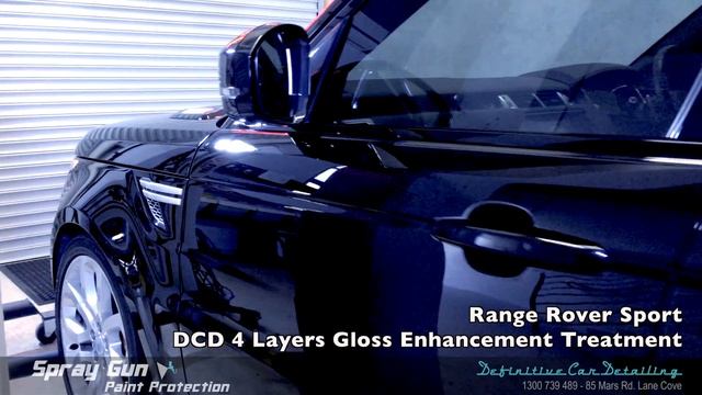 Range Rover Sport Santorini Black Definitive Sydney Spray Gun 4 Layers Paint Protection Gloss Enhan смотреть онлайн