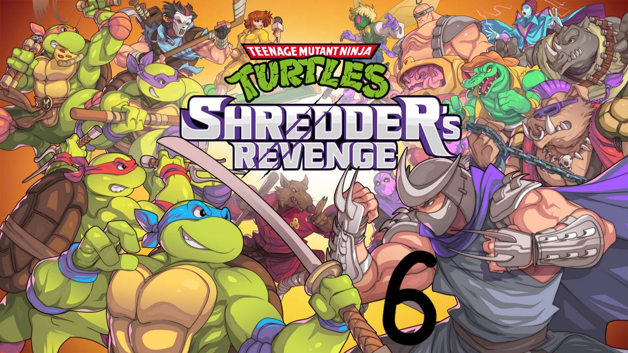 Прохождение Teenage Mutant Ninja Turtles: Shredder's Revenge #6 (Буча в торговом центре)
