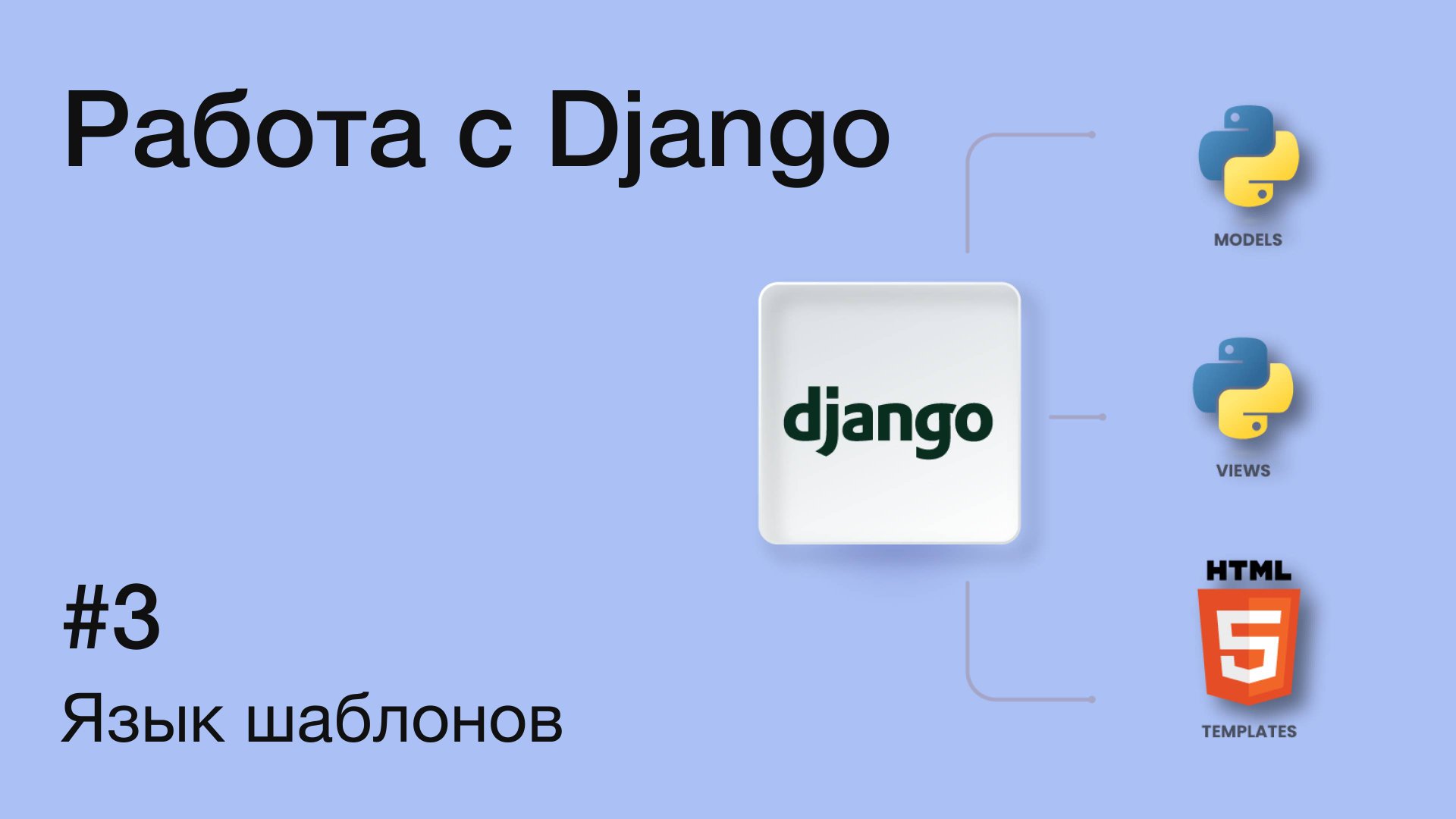 Язык шаблонов Django: основы работы с шаблонами и тегами | Руководство для начинающих смотреть онлайн