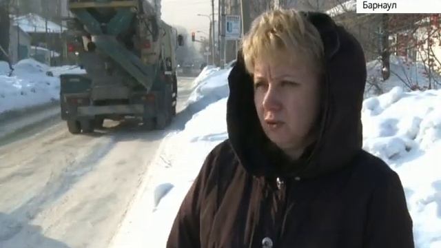 Уборка снега в Барнауле смотреть онлайн