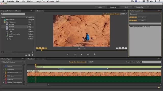 Markers And Metadata With Adobe Prelude & Premiere Pro