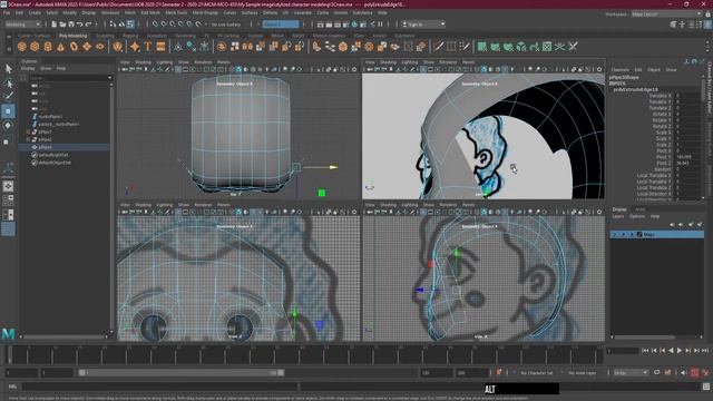 How to Model a Stylized Character in Maya? | Lesson 8 Part A | Maya Animation for Beginners | Live смотреть онлайн
