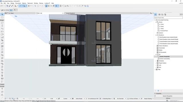 STEP 5: ArchiCAD Tutorial _ How to create a Multi story ( for External design ) _ in ArchiCAD 26 смотреть онлайн