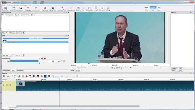 Mit Witz erklärt - Videobearbeitung mit Shotcut - Lautstärke ändern смотреть онлайн