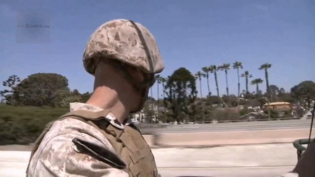 LAV-25 Amphibious Vehicle Rides On Highway смотреть онлайн
