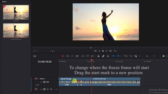 Add a freeze frame with just 4 mouse clicks in Davinci Resolve. A quick and easy method. смотреть онлайн