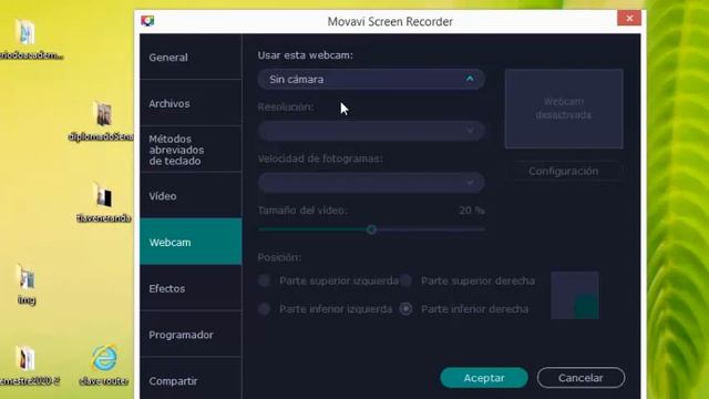 Opciones de configuración de Movavi Screen Recorder 11 смотреть онлайн