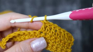 Самый быстрый способ вязания крючком. Столбики с накидом. Показываю, как вязать