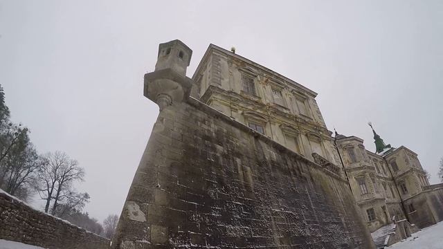 Подгорецкий замок. Ров и задний двор