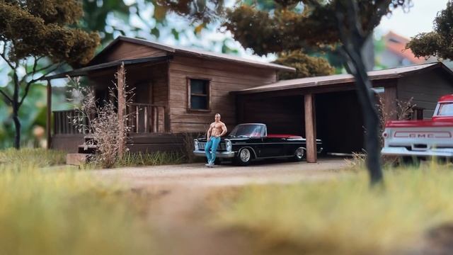 1:64 Realistic Diorama Country House | Cinematic Video смотреть онлайн