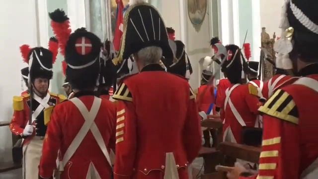 1/4 La milizia napoleonica di Leontica fa un tranquillo giretto in chiesa... (HD720) смотреть онлайн