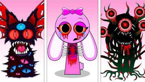 Симбиоз Спрунки, Обмен Спрунки и Фаза 8 Sprunki смотреть онлайн