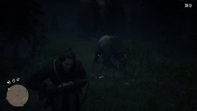 Hunter gets mauled by grizzly bear - Red Dead Redemption 2 смотреть онлайн
