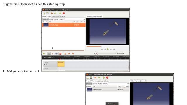 Simple Video Editor - Rotate And Cut Operations For MPG Clips (2 Solutions!!)